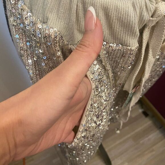 Lulumora sequinned set ( joggers+ blazer), S - Picture 4 of 12